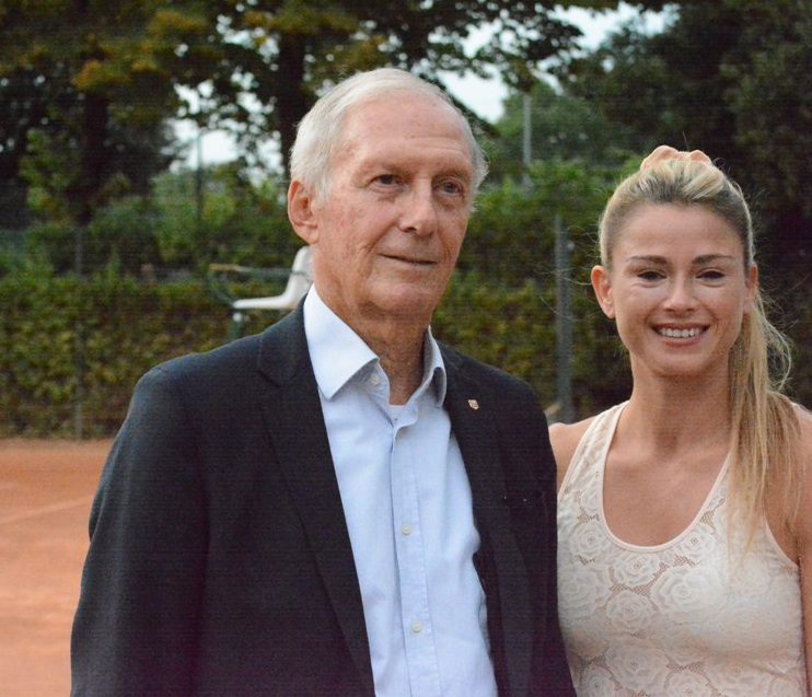 Carlo Pennisi con Camila Giorgi